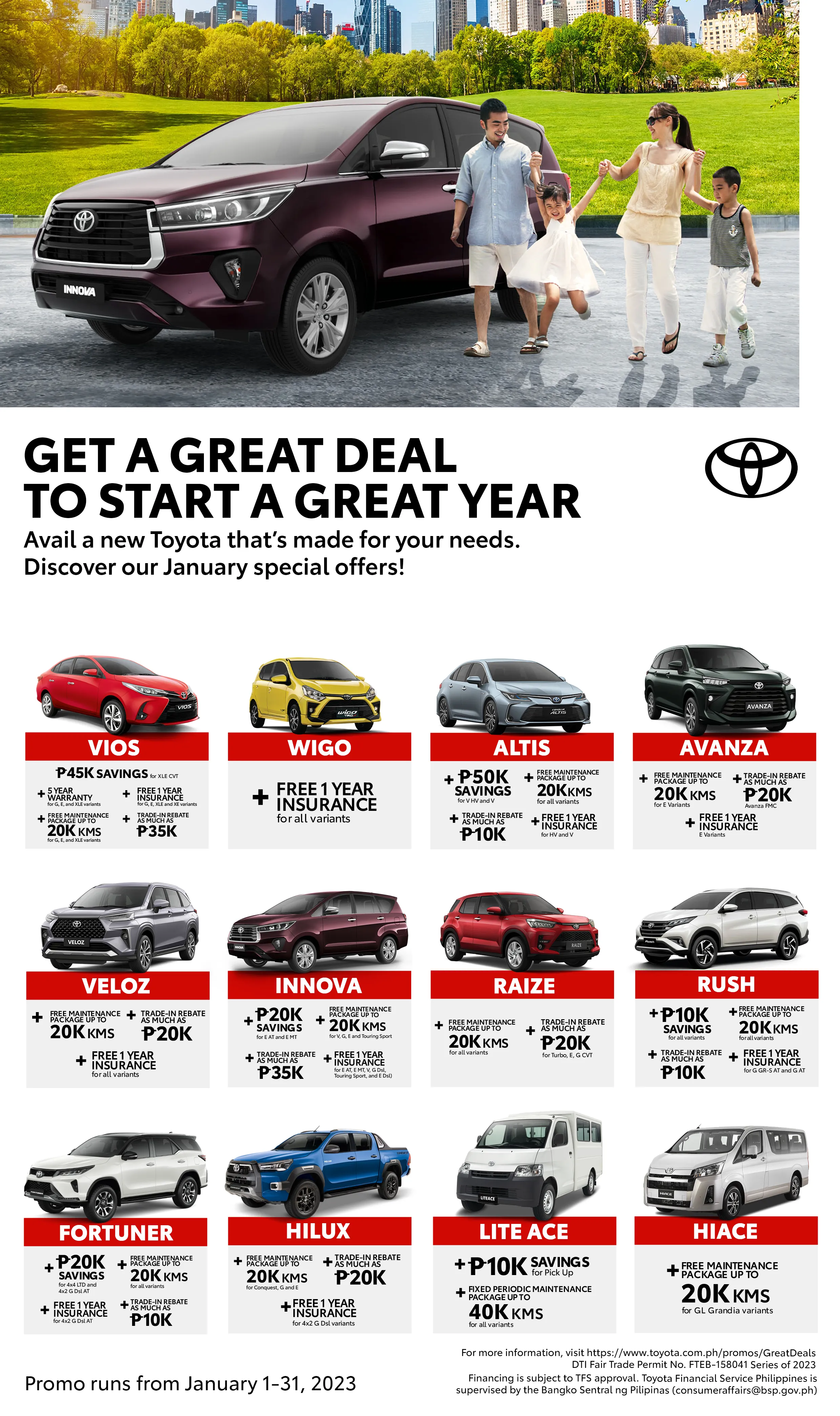 Great Deals Toyota Motor Philippines